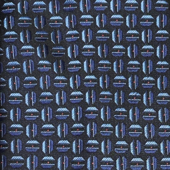 Ermenegildo Zega Woven Textured Necktie 100% Silk Branded Men's Designer Fashion - Picture 3 of 8